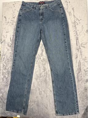 Lee Riveted Ultimate 5 Jeans Womens 14L Blue Denim Straight Leg Comfort Classic